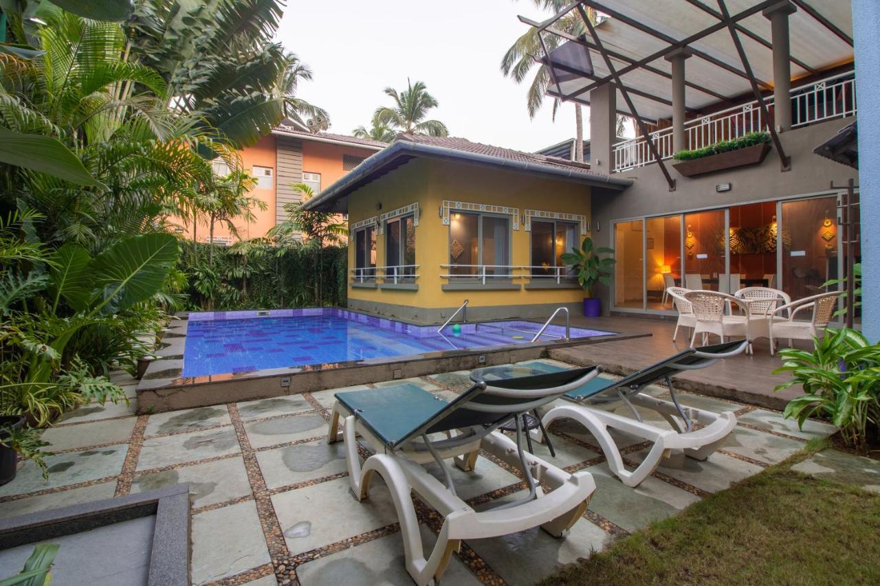 Beach 7 Mins Walk Luxury Villa Diva Calangute Bagian luar foto
