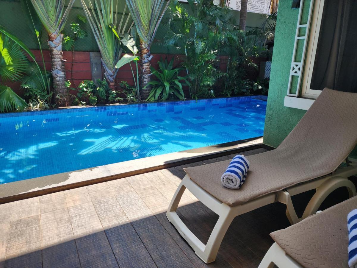 Beach 7 Mins Walk Luxury Villa Diva Calangute Bagian luar foto