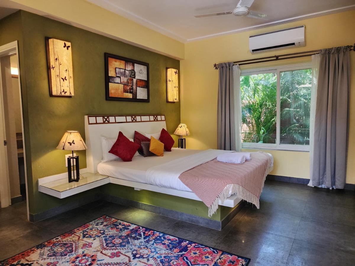 Beach 7 Mins Walk Luxury Villa Diva Calangute Bagian luar foto