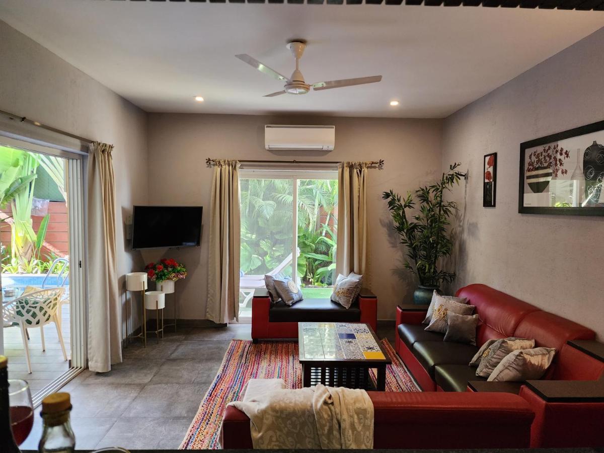 Beach 7 Mins Walk Luxury Villa Diva Calangute Bagian luar foto