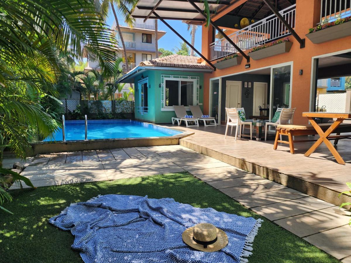 Beach 7 Mins Walk Luxury Villa Diva Calangute Bagian luar foto