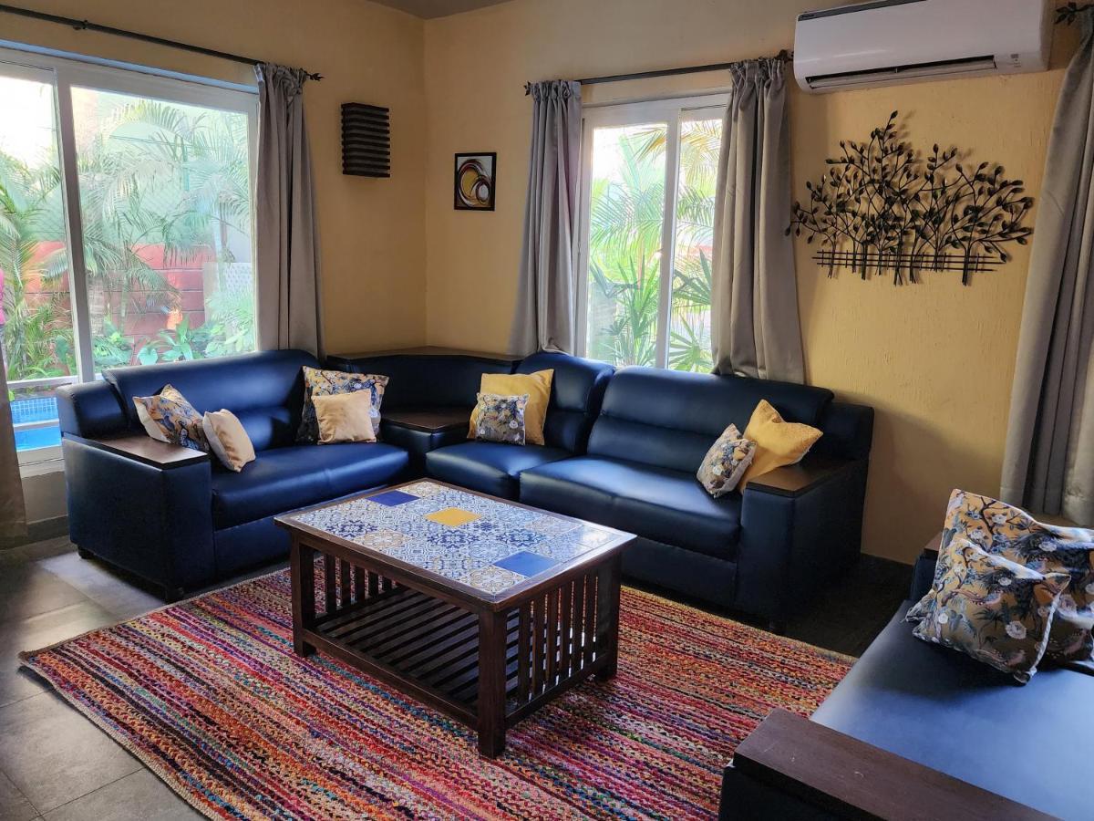 Beach 7 Mins Walk Luxury Villa Diva Calangute Bagian luar foto